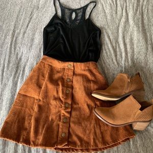 corduroy skirt